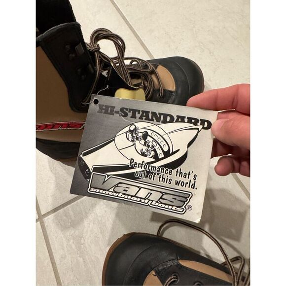 Vans Tan Black Hi-Standard Vintage Retro Style Snowboard Boots Size 8 NWT - Picture 8 of 12